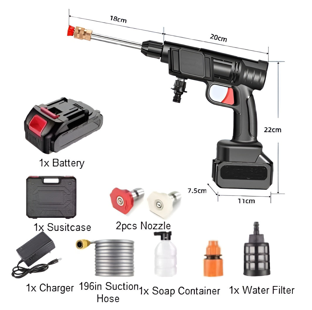 Double Battery Car Washer Gun