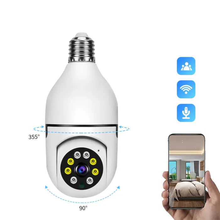 Lyvra™ Night Vision Wireless Bulb Camera