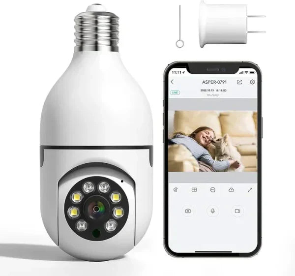 Lyvra™ Night Vision Wireless Bulb Camera