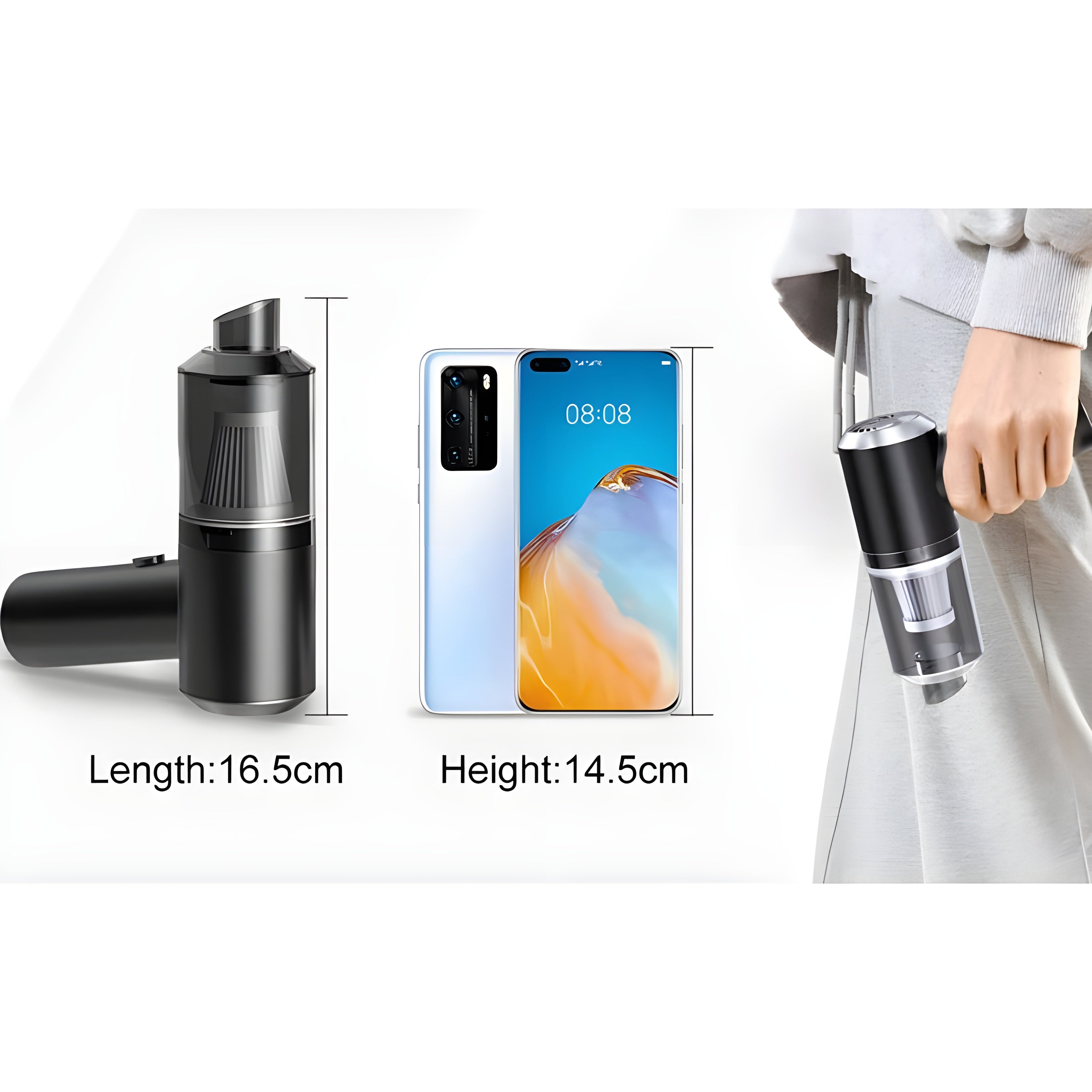 Portable 3-in-1 Vacuum Cleaner